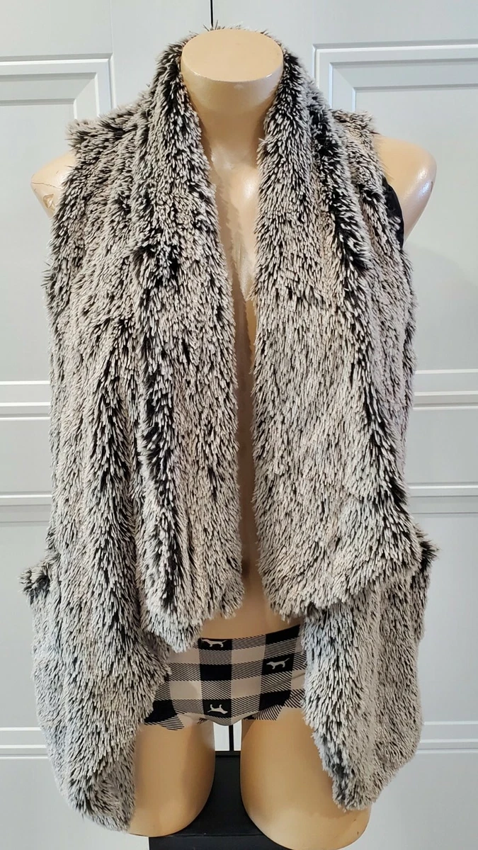 Democracy faux fur vest sale
