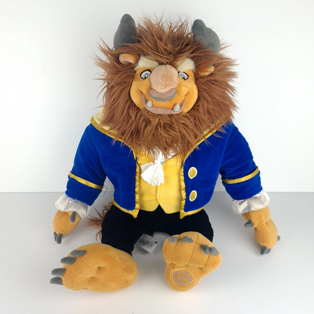 20 Beauty and the Beast Plush Soft Toy in Blue Suit Large Stamped