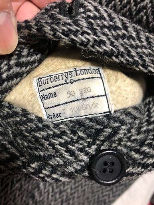 Burberry 90s England made IRISH TWEED Size 50REG Used | eBay