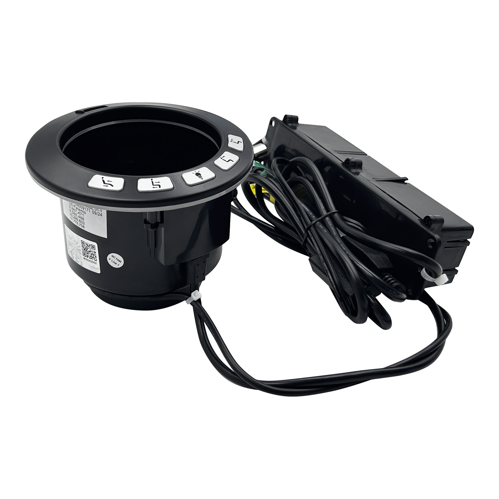 Power Recliner Raffel Systems Theater Cup Holder CHB R2ULBL 01-1 with USB Light