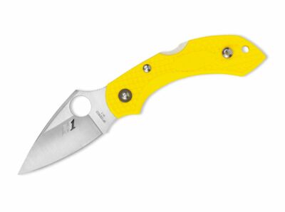 Spyderco Dragonfly 2 Salt H1 FRN Plain Segler-Taschenmesser Clip Gelb C28PYL2