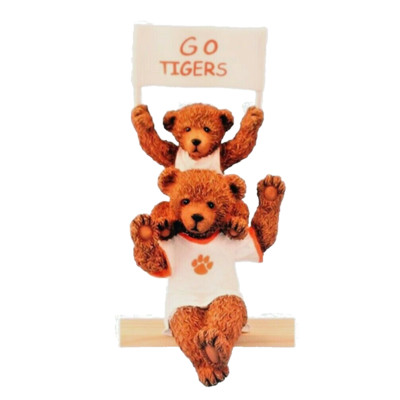 CLEMSON TIGERS Ridgewood bleacher bear Football Basketball Thomas & Grant figure