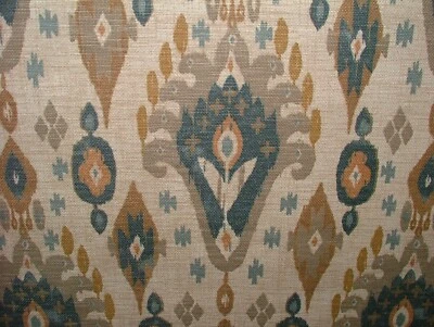 Tela Mezcla Lino Algodón ILIV 1.2 Metros Boho Beige Cortina Tapicería - Imagen 1 de 4