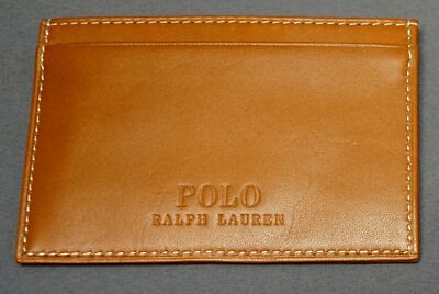 Wallet Men Polo Ralph Lauren Cartera Plegable Individual Cuero Con