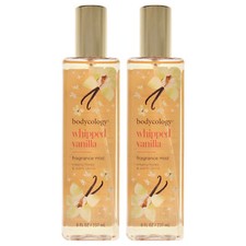 Whipped Vanilla by Bodycology for Women - 8 oz Fragrance Mist - Pack of 2
