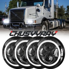 Fits For Volvo Vhd Dot 5.75inch 5-34 Round Headlights Halo Drl Hilo H5001