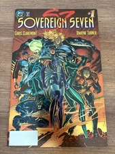 Sovereign Seven # 1 NM 1st Print DC Comic Book Chris Claremont Gold 18 J299
