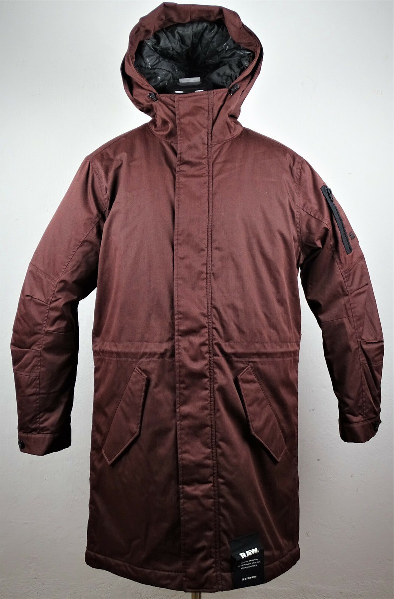 Kapuze G Star Mantel Damen Rot G-STAR RAW RACKHAM HDD PADDED BF