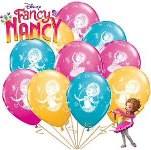 FANCY NANCY balloons balloons CUPCAKE cake toppers 