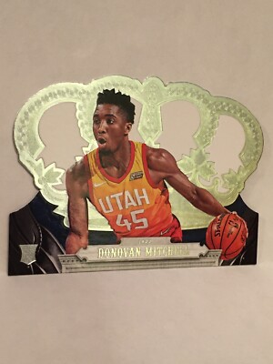 DONOVAN MITCHELL ROOKIE❗ 2017-18 Panini Crown Royale Donovan Mitchell #167 Rookie RC Utah