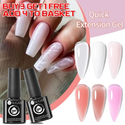 UR SUGAR Nail Builder Gel BIAB UV LED Gel Nail Polish Quick Nail Extension Builder Gel UK