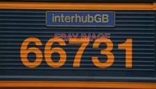 PHOTO  CLASS 66 66731 NAMEPLATE EASTLEIGH STATION STABLING POINT BANK HOLIDAY MO