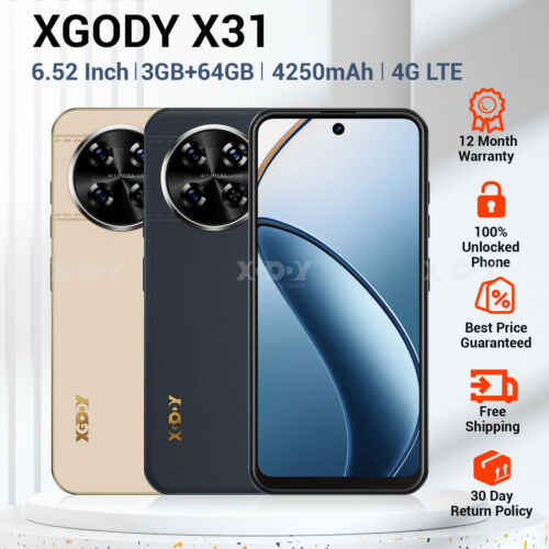 2024 New Android Factory Unlocked Cell Phone Cheap Smartphone 4G Quad Core 2 SIM - Picture 44 of 62