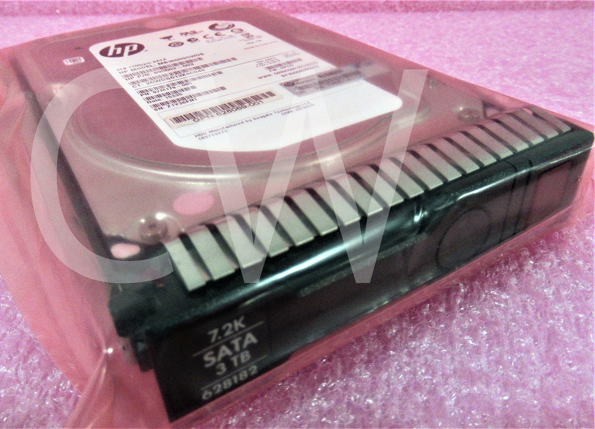 MB3000GCWDB 628182-001 628069-001 HP 3TB 7.2K RPM 6Gbps 3.5