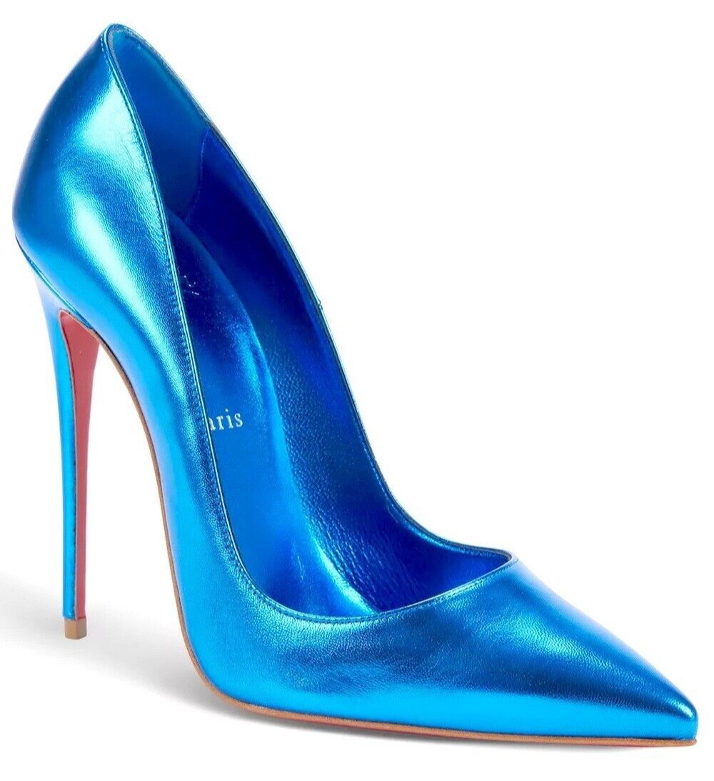 Louboutin Metal Spike High Heels Christian Louboutin So Kate 120