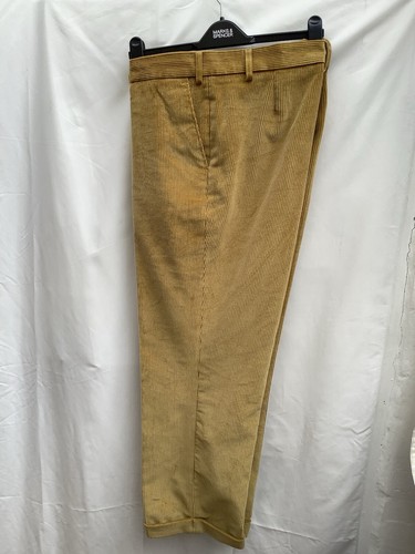 BNWT HOUSE OF BRUAR MENS HEAVYWEIGHT CAMEL CORDUROY TURN UP TROUSERS 40R/28 £120 - Picture 3 of 12