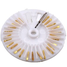 25 Pcs/Kit Dental Therapy Kit Refill BM 1.4 24k Golden Screw Conical Post Pin
