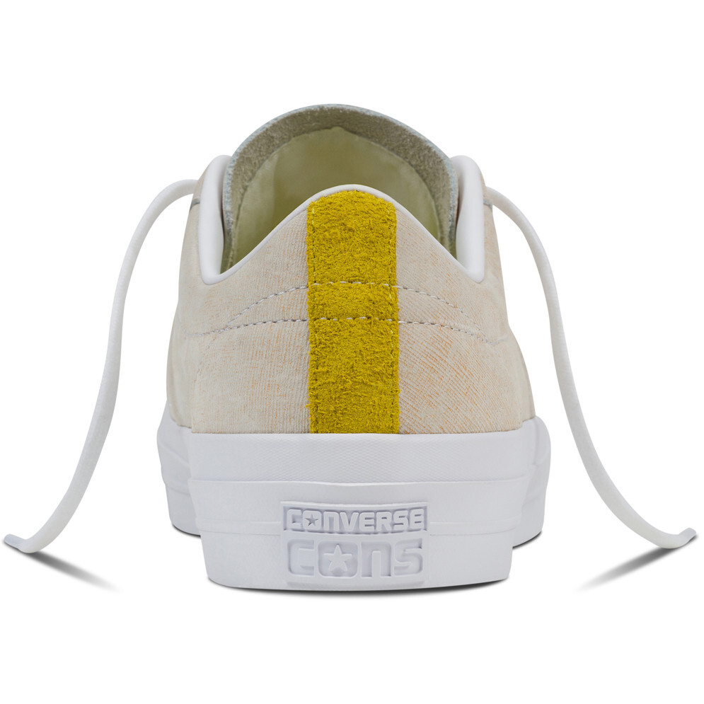 Converse One Star Ox Shoes Leather Bitter Lemon/White 153994C NWT