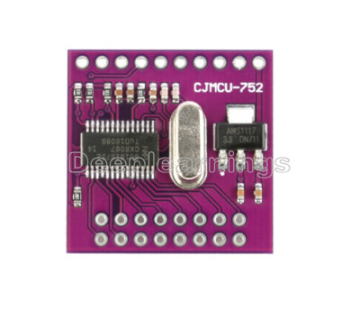 NEW SC16IS752 I2C/SPI bus interface to dual channel UART conversion module