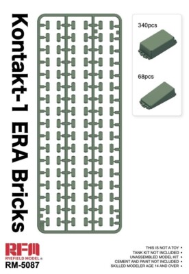 RYEFIELD MODEL RFM RM-5087 1/35 Kontakt-1 ERA Bricks