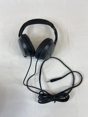 Sony Stereo Headphones Digital Reference Black Long Wired Cord NOT TESTED