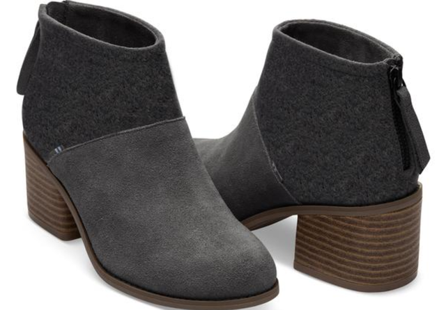 forged iron grey metallic jacquard women's esme boots