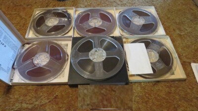 6 Reel to Reel TAPES 7