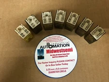 LOT OF 7 IDEC RH2B-U RELAY DC12V AND RH2B-UL RELAY DC24V SHIPS SAME DAY