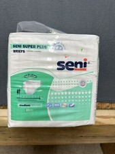 Seni Incontinence Brief Breathable / Overnight Heavy to Severe 10 Ct Medium
