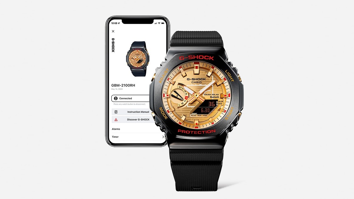 CASIO G-SHOCK GBM-2100RH-1AJR RUI HACHIMURA Model Bluetooth Solar