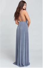 NWT Show Me Your Mumu Amanda Maxi in Smoke Dancing Queen Sparkle XS Bridesmaid