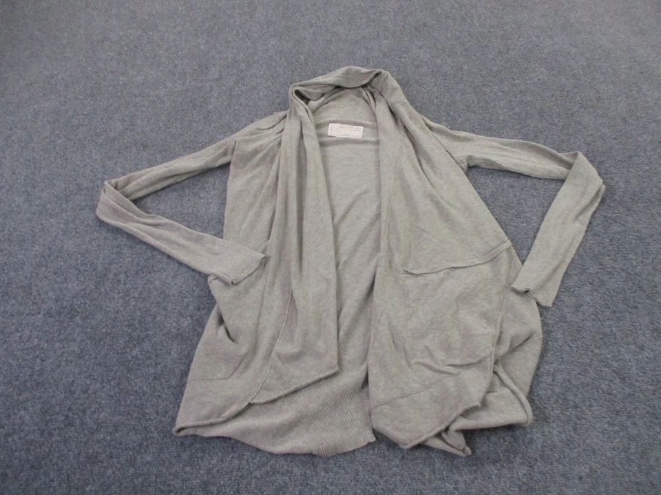 All Saints 毛衣女式 12 开衫毯波西米亚包裹式 Poncho 波西米亚宽松休闲 — 第 2/4 张图片