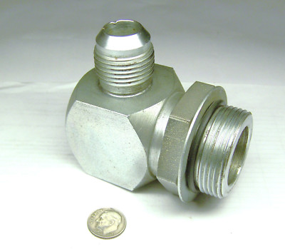 HYDRAULIC -20/-12 ELB 1-1/4'' M SAE ORB W/NUT 1-5/8-12 X 3/4'' M JIC 37 1-1/16-12 