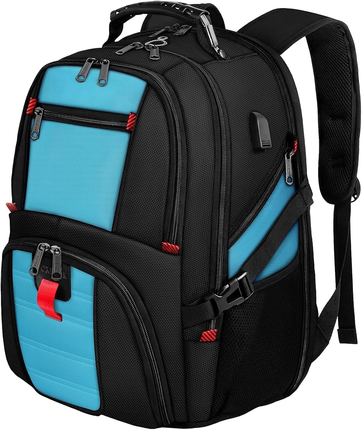 50L Water Resistant Travel Laptop Backpack for Men & Women-image