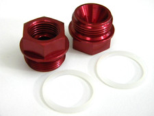 Holley Qft Aed Ccs 78-20 Fuel Inlet 38 Iinverted Flare Pair 2 Fittings