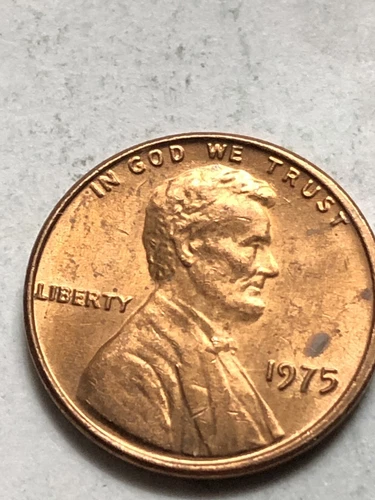 1975 P Lincoln Memorial Cent Uncirculated BU Coin Fee Shipping Lot P75