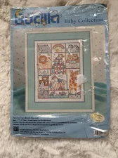 Bucilla Baby Collection Counted Cross Stitch Kit Two By Two Birth Record 41773
