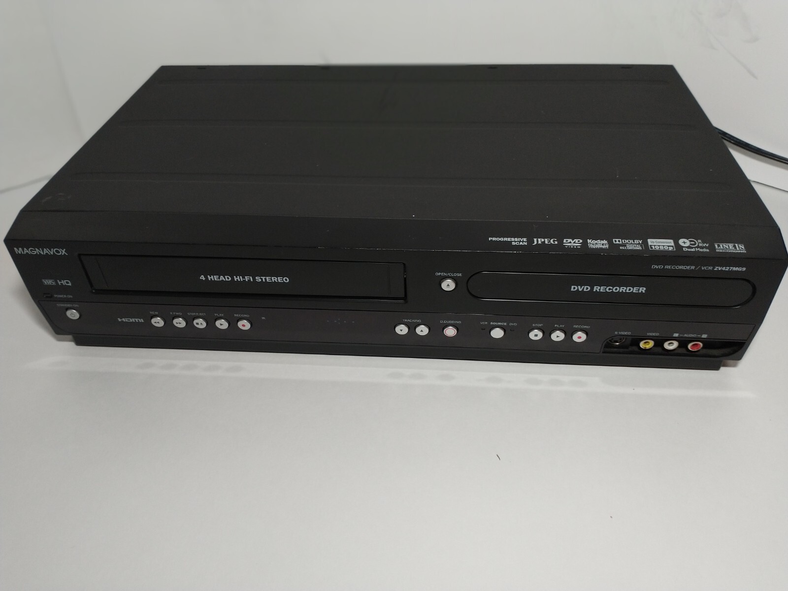 Magnavox ZV427MG9 DVD Recorder & VCR No Remote Cleaned Heads Tested Working 538185707228 eBay
