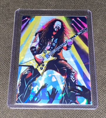 Pantera Dimebag Darrell Live Custom Refractor Holographic Card