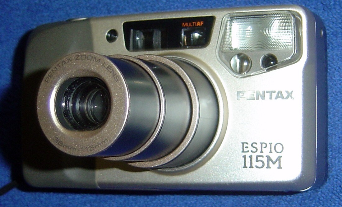 Pentax Espio 35mm Film - Point Shoot 115G Camera & 115M