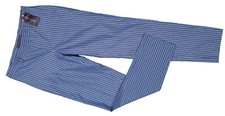 NEW Ralph Lauren Collection Womens Pants Blue with White Pinstripes Lightweight