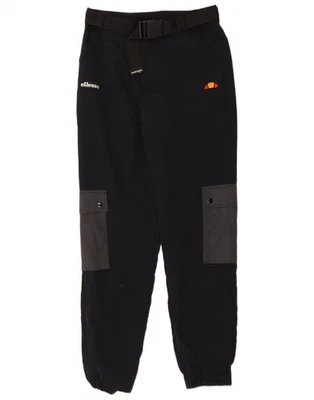 Ellesse Womens Cargo Trousers UK 12 Medium W30 L30 Navy Blue Colourblock CX05 - Image 1 of 3
