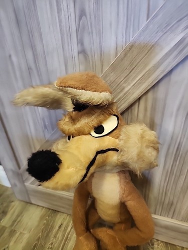 Vintage Jumbo Wile E Coyote 33" Plush Doll Mighty Star Warner Bros 1968 VTG - Bild 3 von 12