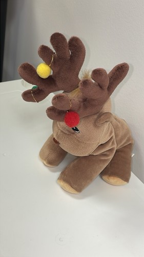 Renna di Natale Peluche Vintage Momenti Preziosi Code Tenere 9” 1997 - Foto 2 di 4