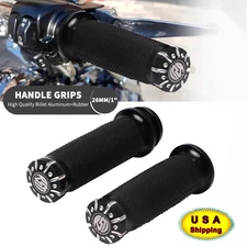 RSD 1" Hand Grips for Harley Road King Touring Handle Bar Electronic Throttle US
