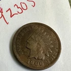 1900 Indian Head Small Cent Bronze Coin