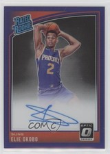 2018 Donruss Optic Rated Rookie Purple Prizm Signatures Elie Okobo #159 Auto bj6
