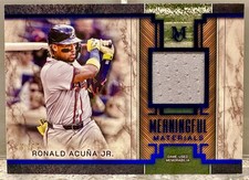 JERSEY # MATCH! 2025 Topps Museum Ronald Acuna Meaningful Material 13/35! JERSEY