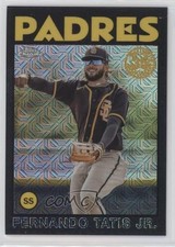 2021 Update Silver Pack 1986 Topps Chrome Baseball Black Fernando Tatis Jr 0l7e