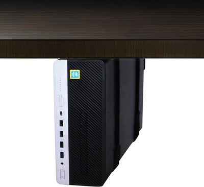 HumanCentric SFF Under Desk PC Mount and PC Wall Mount Bracket for Small Form Fa